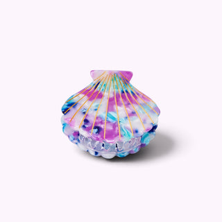 Haarklammer in Muschelform, Aqua