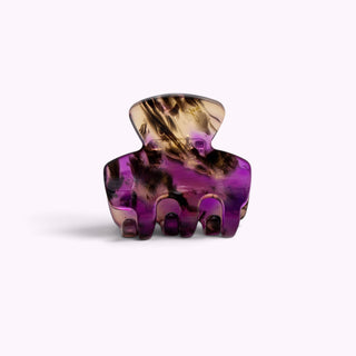 Mini Hairclip Purple Leo