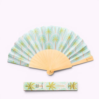 Sommer Fächer Retro Palmen 41cm x 21cm