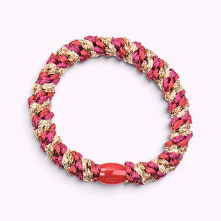 Kknekki Hair Tie Mix Mulberry Gold Glitter, 4 für 3