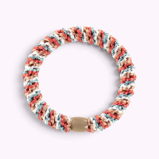 Kknekki Hair Tie Mix Coral-Light Blue  4 für 3