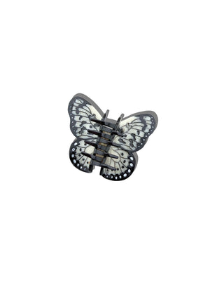 Grosse Schmetterling Haarspange Black/Ivory I Geschenkidee