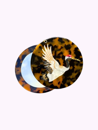 Handbemalter Kompaktspiegel| Geschenkidee