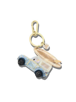 Handbemalter Vintage Surfer Taschenhänger + Schlüsselanhänger I Geschenkidee