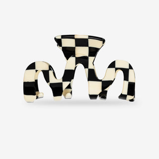 Wave Haarspange Black/White