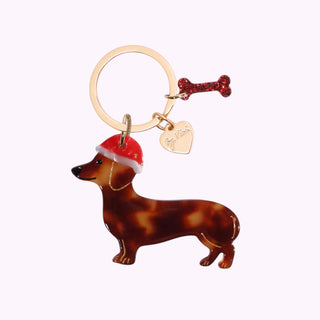 Schlüsselanhänger 🐶 Feliz Navi-Dog! 🎄❤️ I Geschenkidee